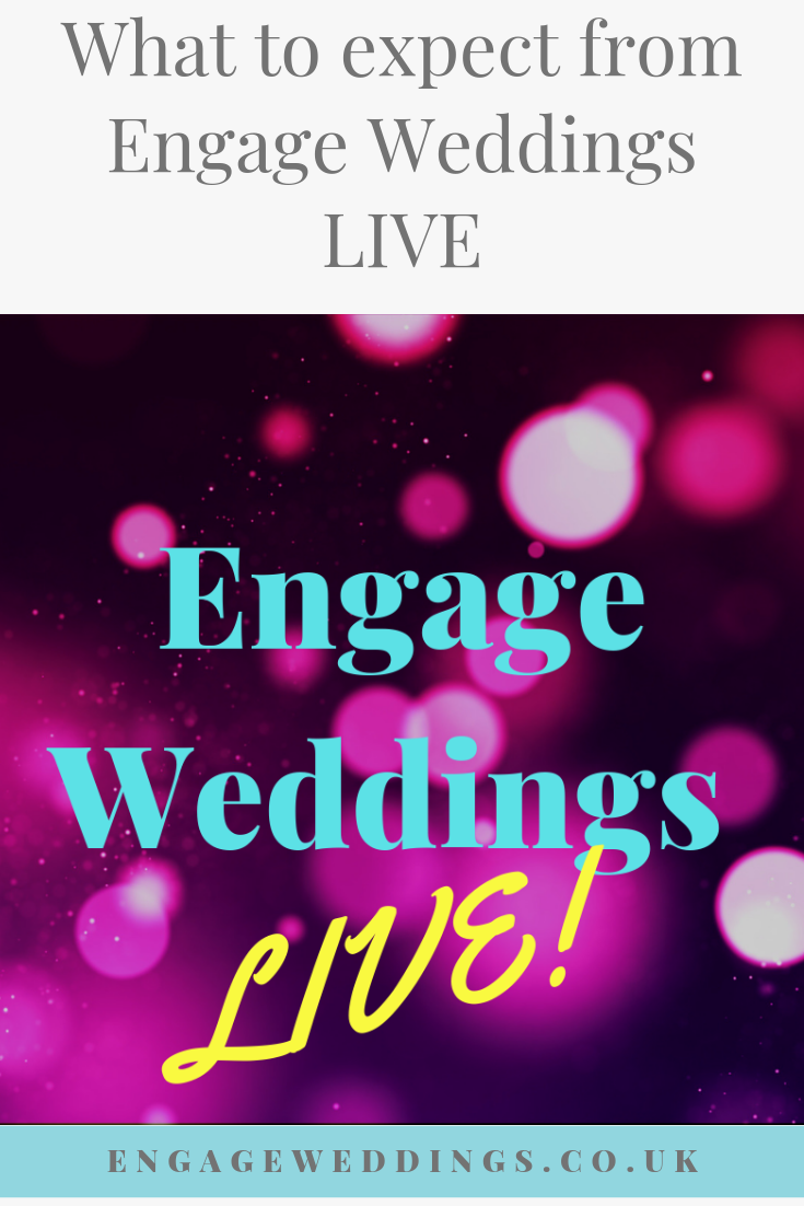 What to expect from Engage Weddings LIVE