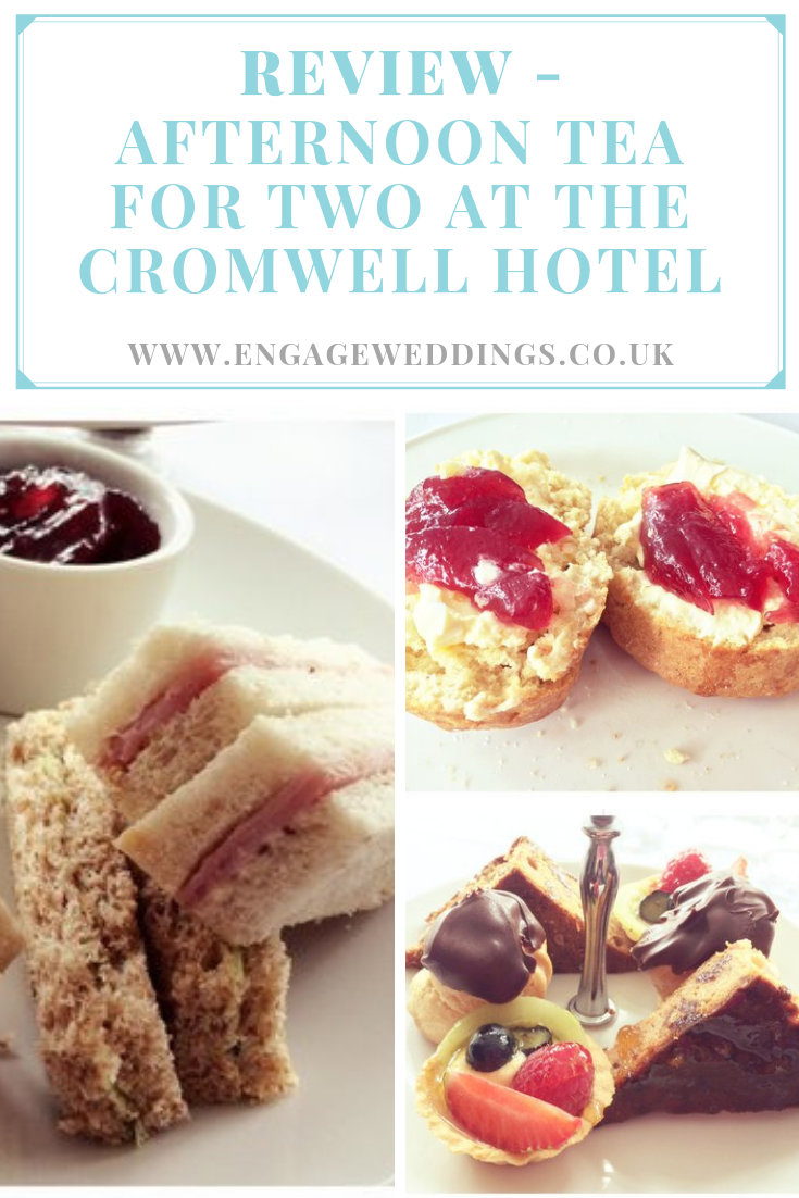 Review of afternoon tea for two at the Cromwell Hotel_Hertfordshire_engageweddings.co.uk