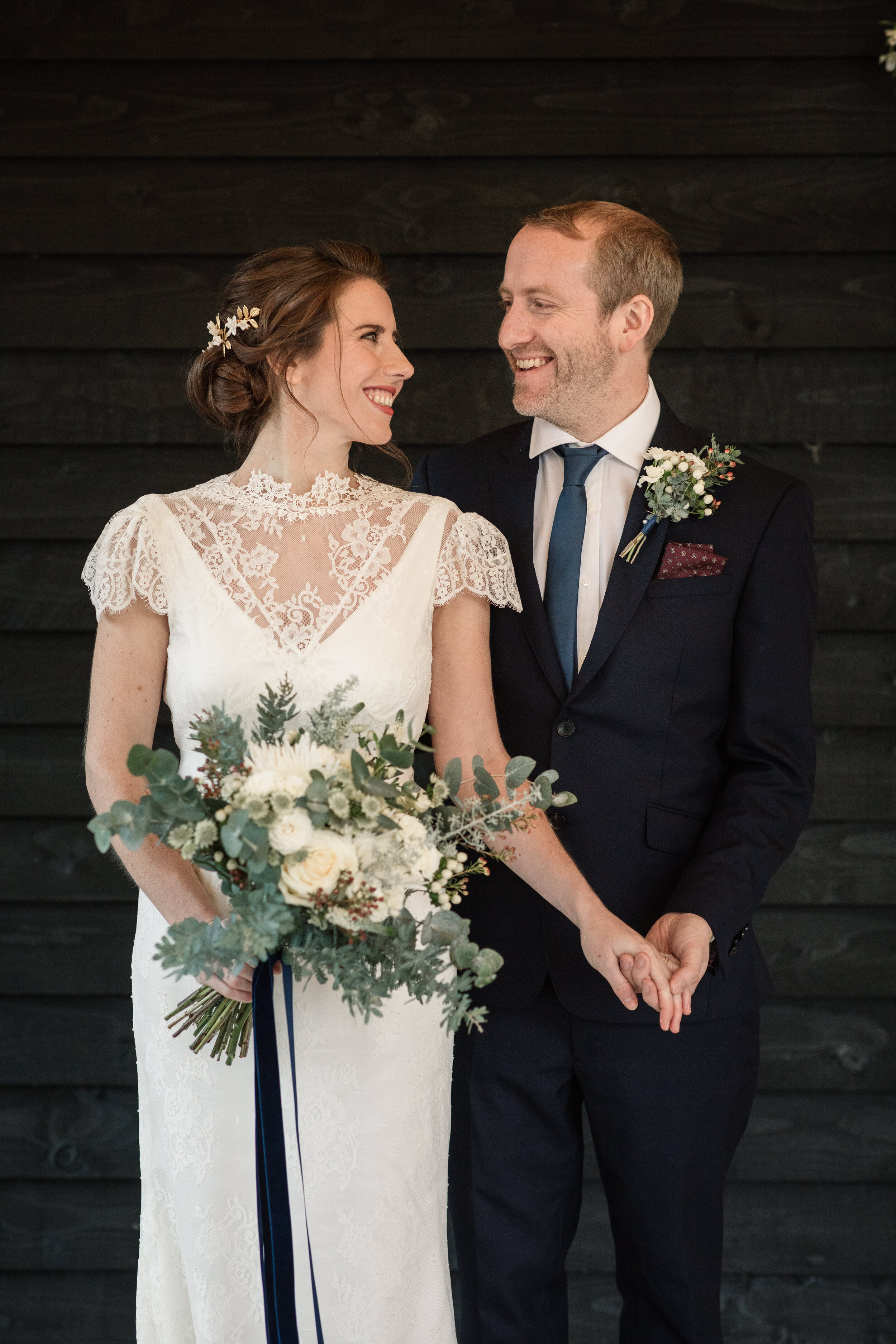 Christmas Inspiration_Winter Wedding_Coltsfoot Hertfordshire_Bride and Groom_Becky Harley Photography