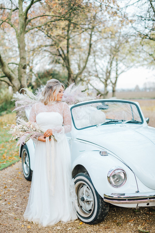 Dream Winter Wedding Inspiration_Vintage Car_Nikkis Moments