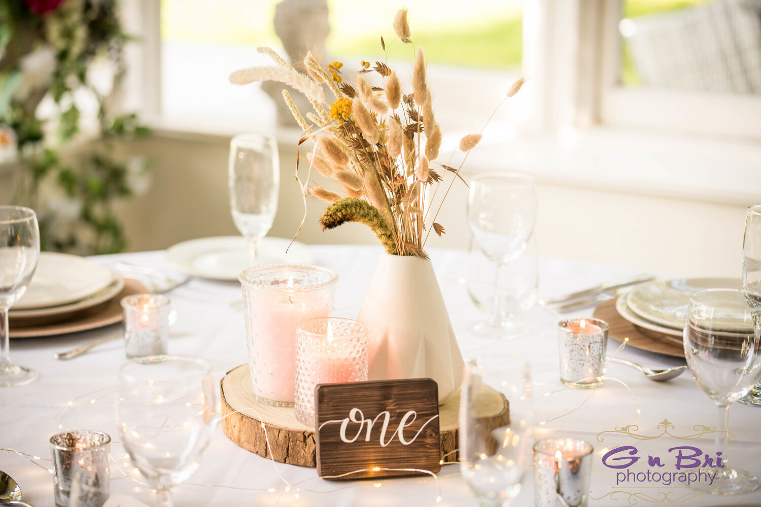 Scapescape_Wedding Inspiration_Table Centrepiece_Wild Flowers_Rustic_GnBri Photography