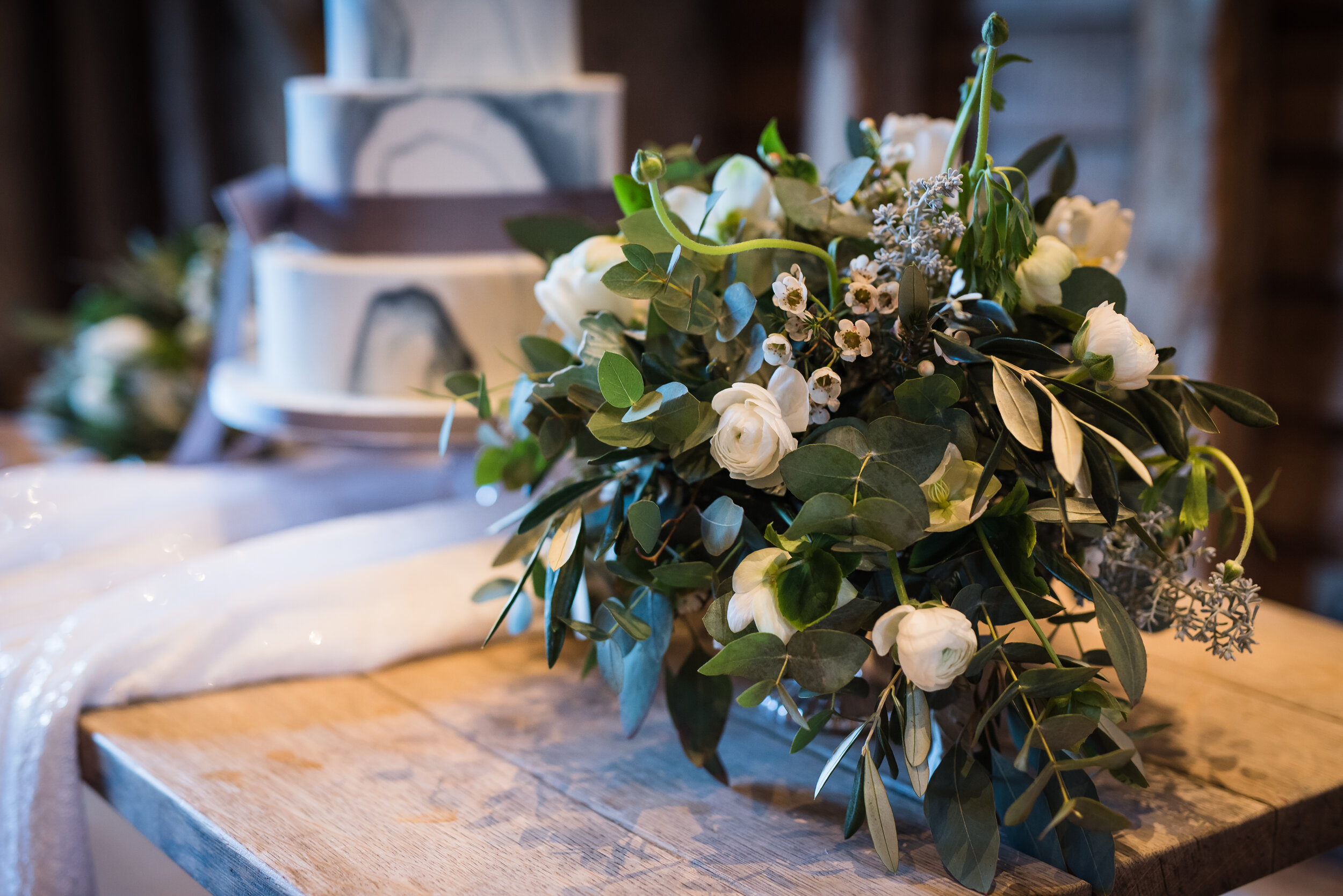 Winter Wedding Inspiration_White Wedding Flowers_FJS Photography