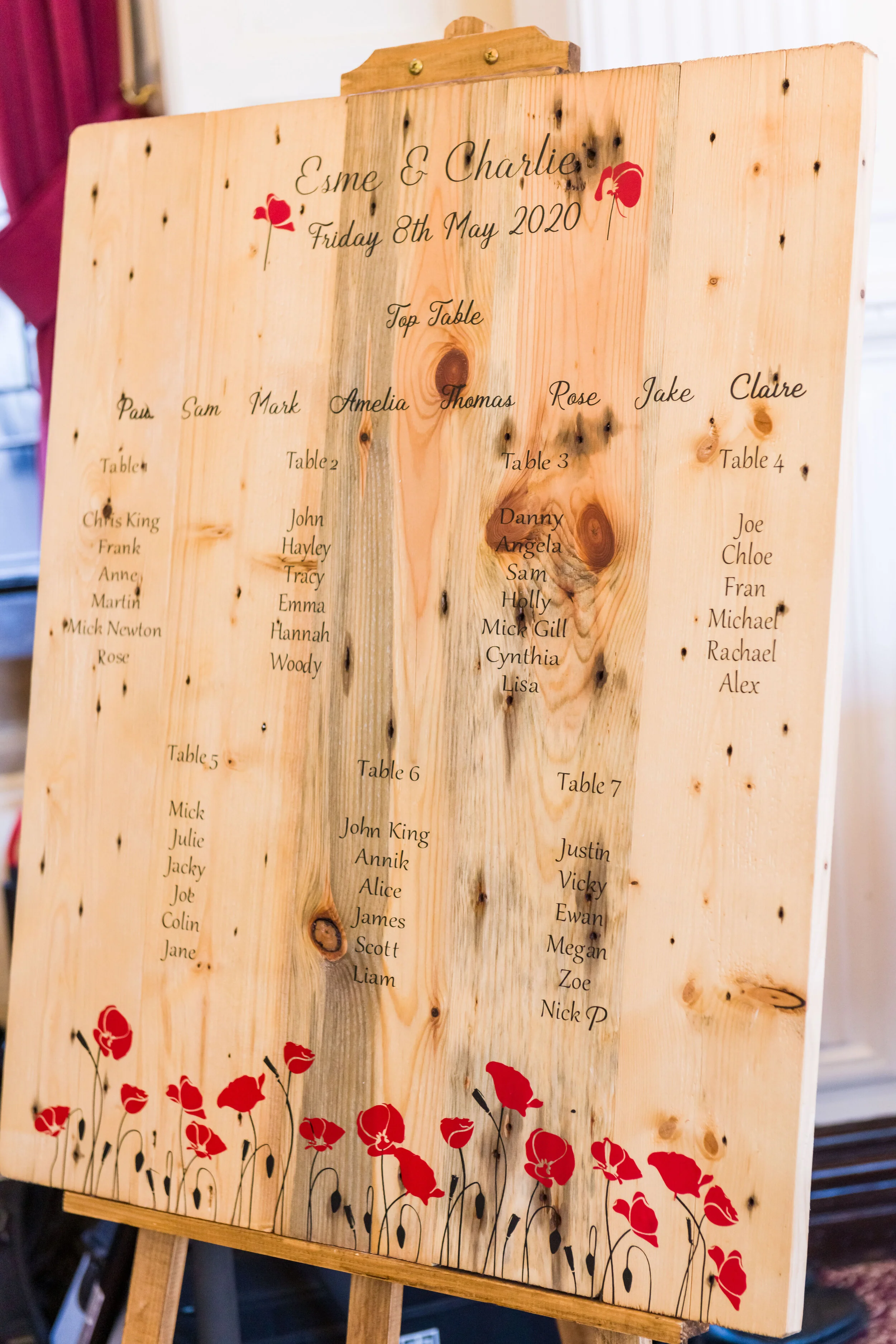 Wedding Day Sign_Table Plan_G n Bri Photography