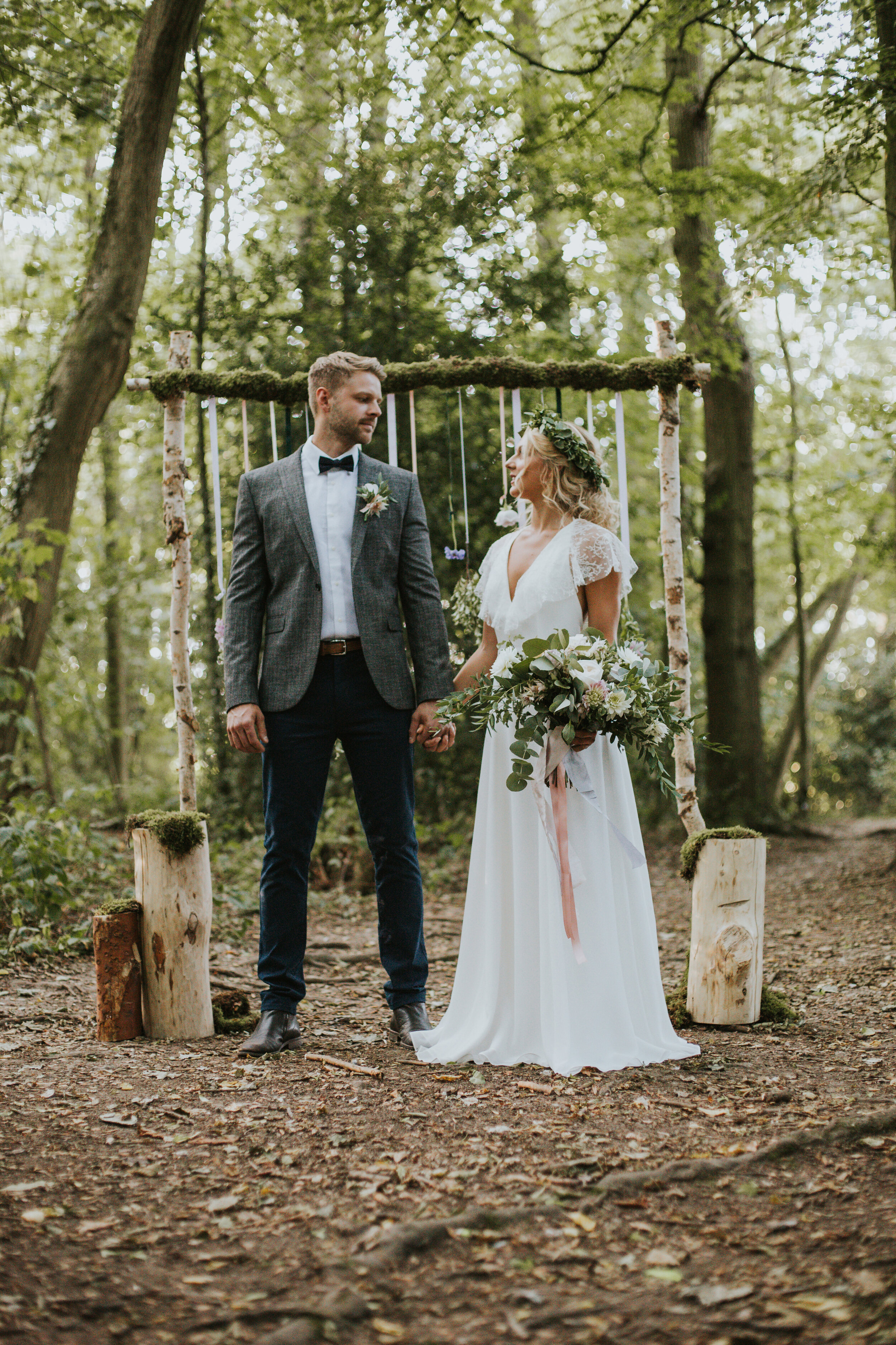 Woodland Elopement_Bridal Party_Wedding_Lily Lane Photography