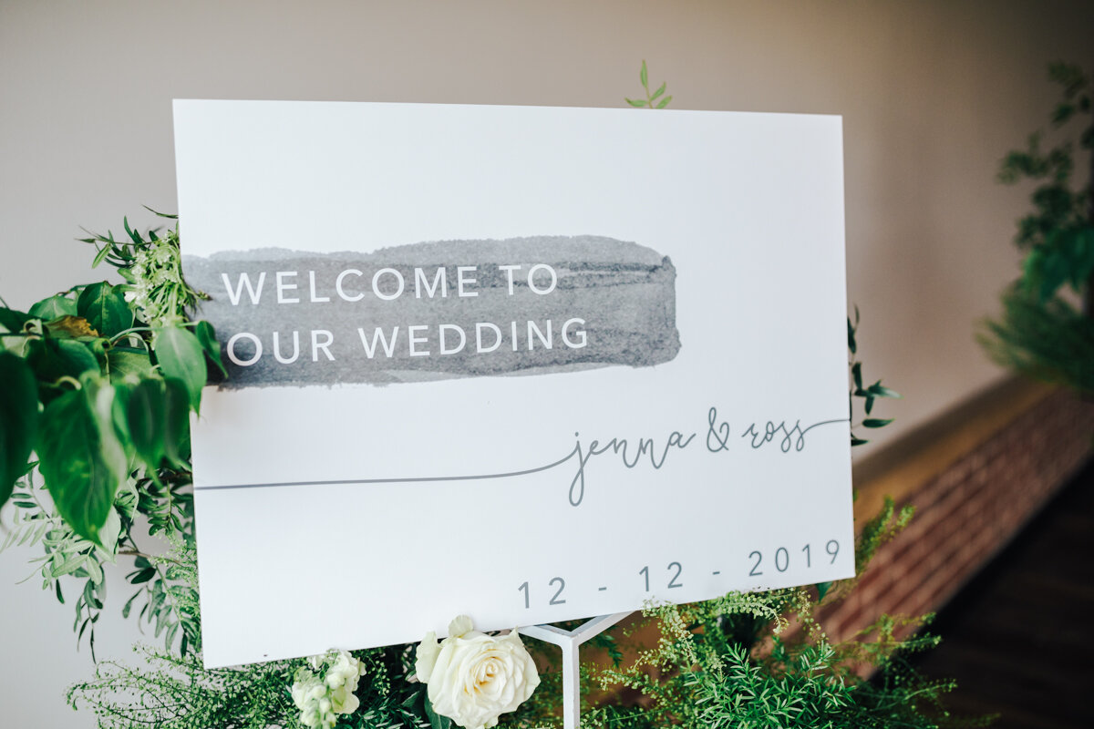 Gray and White Wedding Signs_Claire Gray Designs_Nikkis Moments
