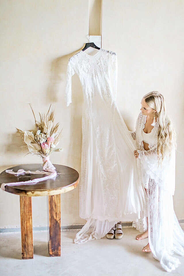 Tulum, Mexico_Wedding Elopement_Grace Loves_Lace Wedding Gown_Victoria Mitchell Photography