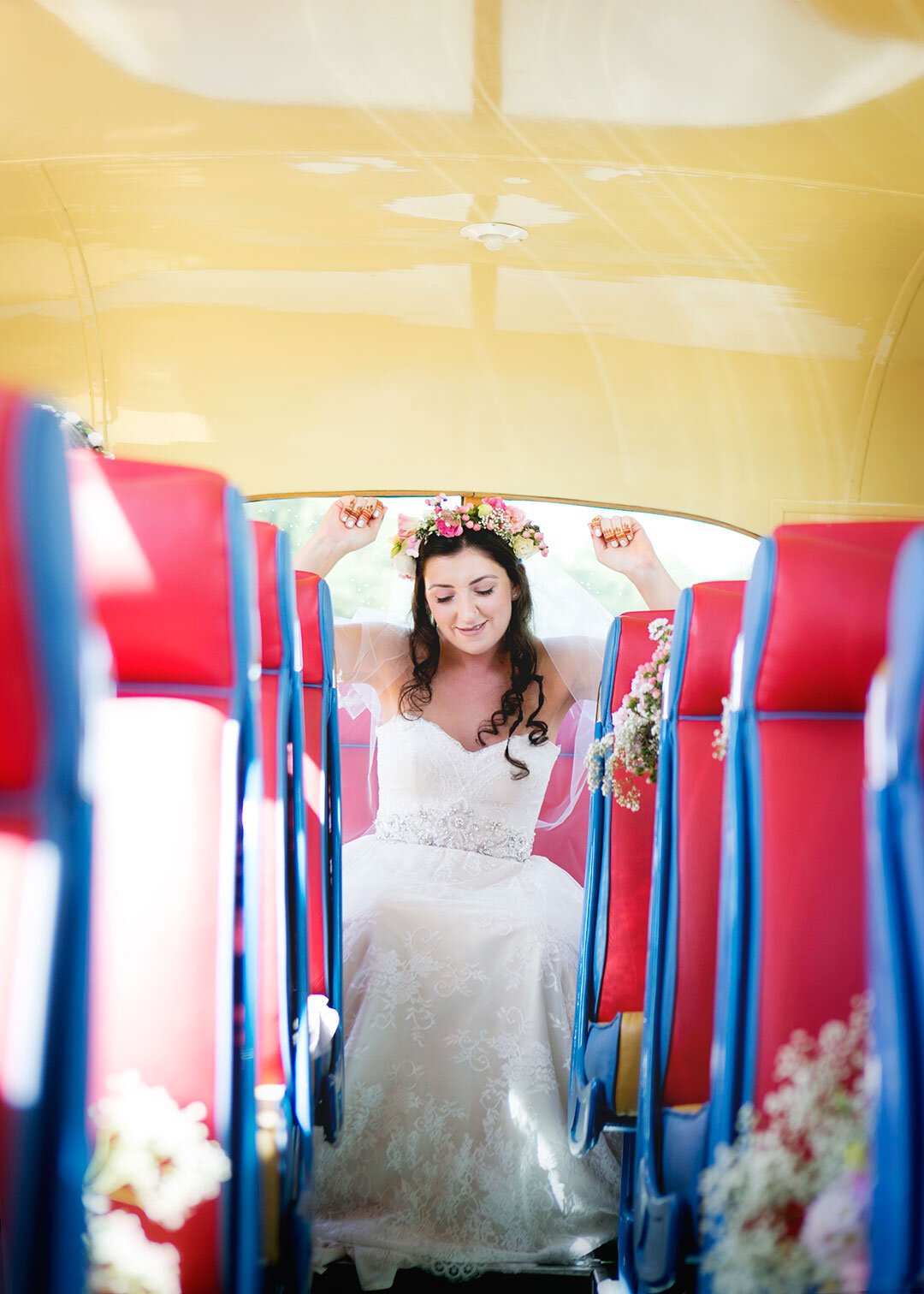 DIY Summer Wedding Inspiration_Wedding Transport_Bus_Katrina Matthews Photography