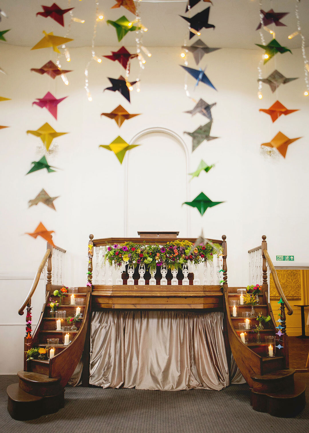 Kings Chapel Hertfordshire_Colourful_Origami Wedding Inspiration_Katrina Matthews Photography