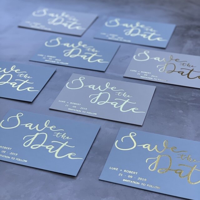 Reflecting your wedding theme in your stationery_Wedding Inspiration_Navy and Gold Invitaitons_Clare Gray Designs