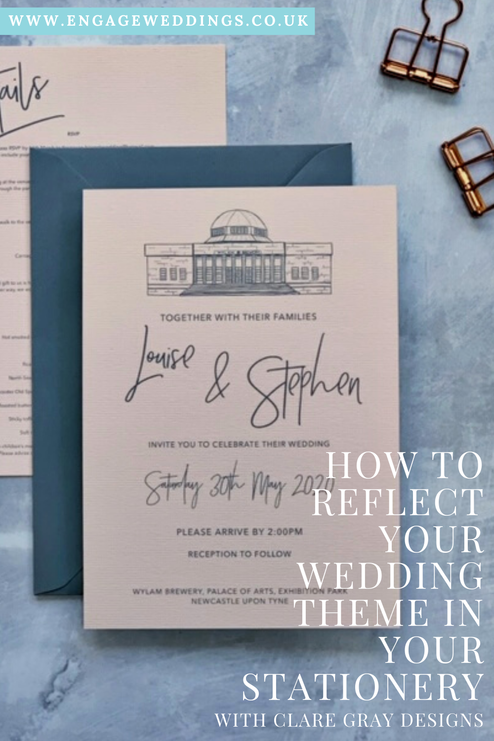 How to reflect your wedding theme in your stationery_engageweddings.co.uk