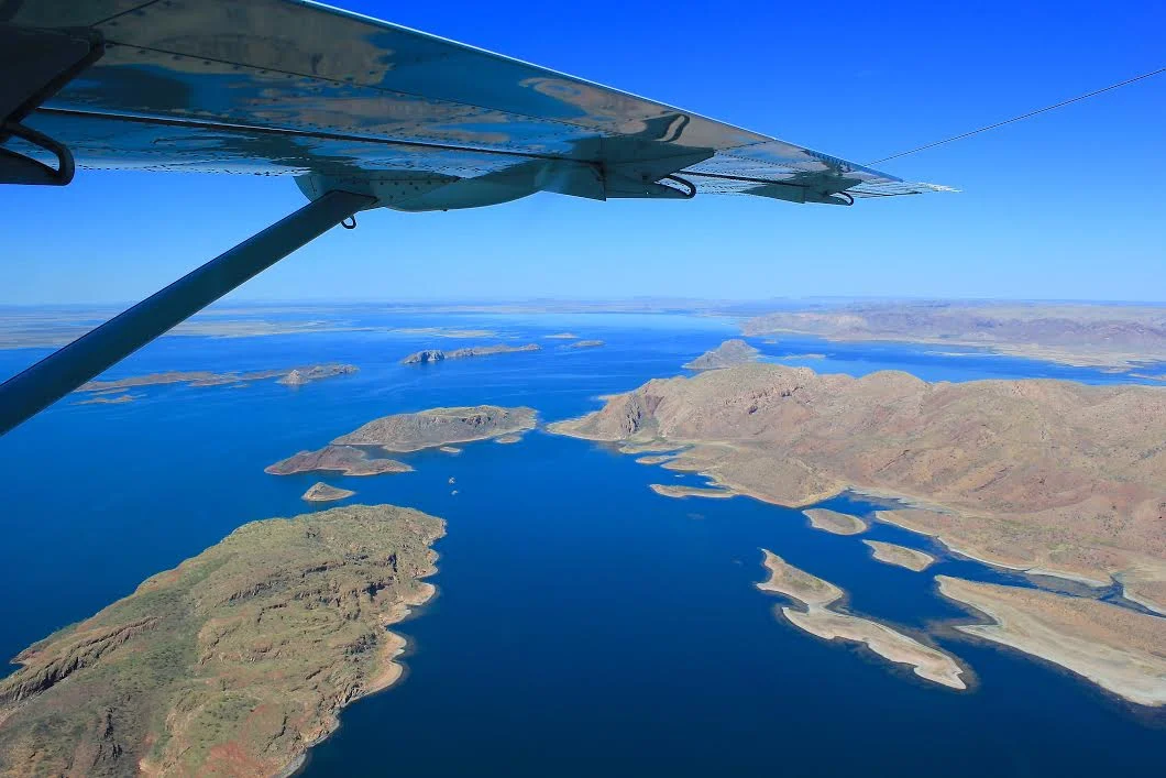 The vast expanse of Lake Argyle
