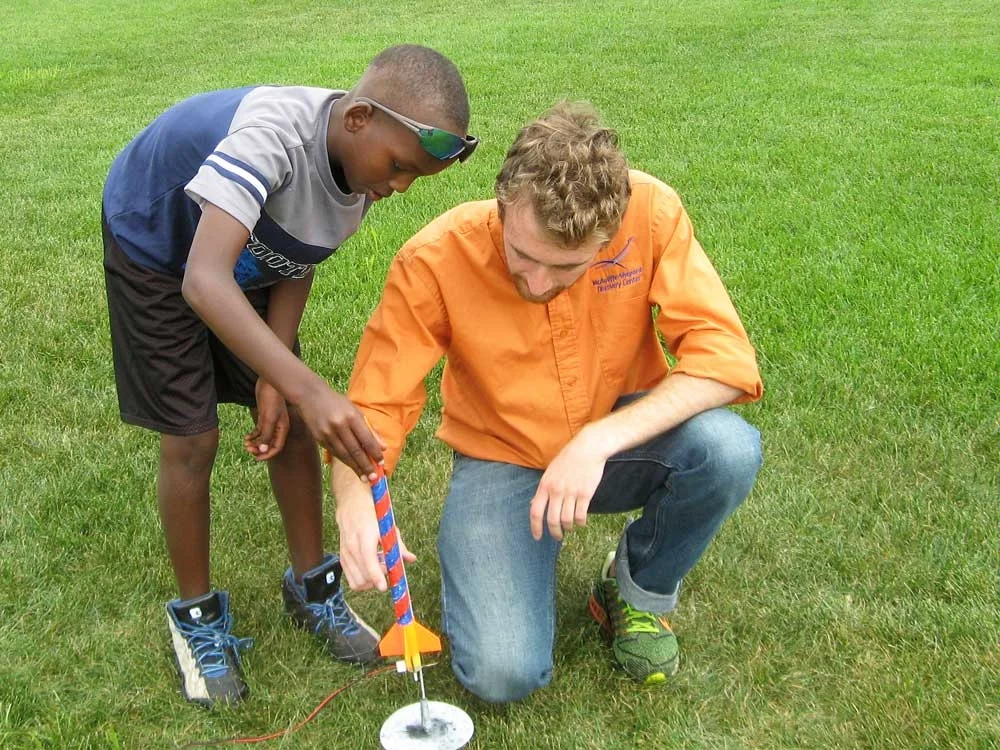 McAuliffe Shepard Discovery Center Paper Rocket Workshops