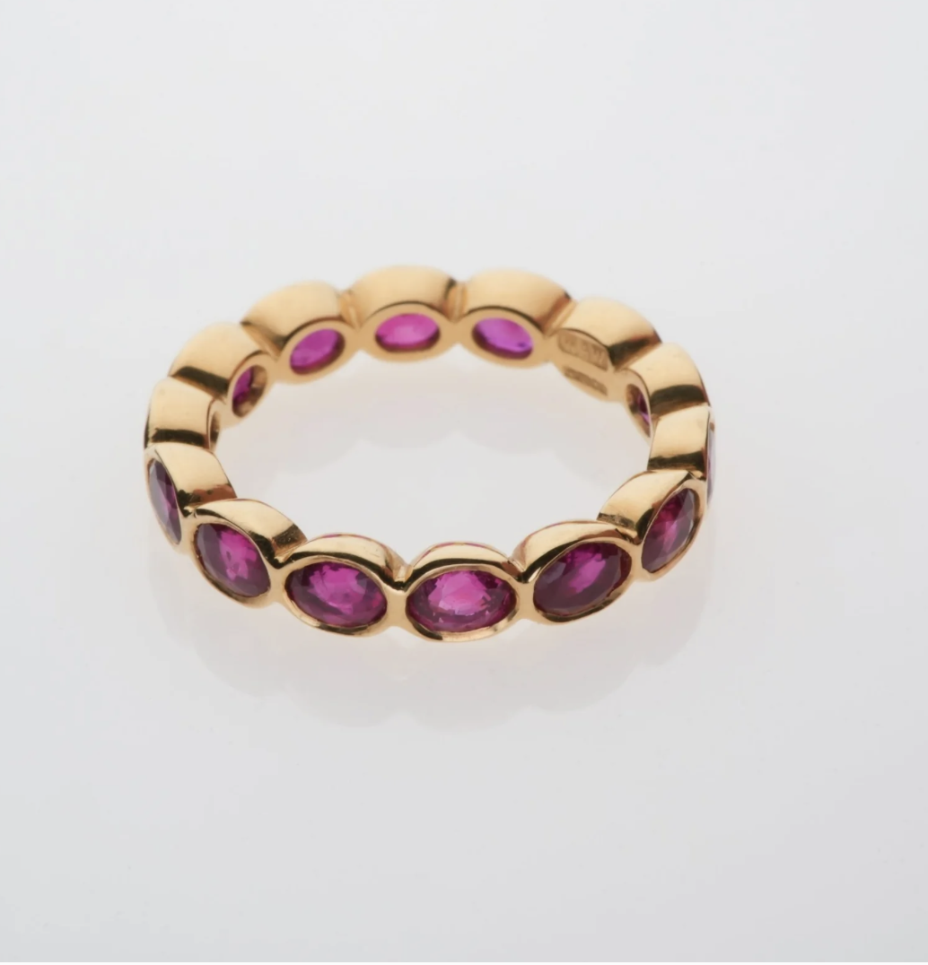 Ruby Eternity ring