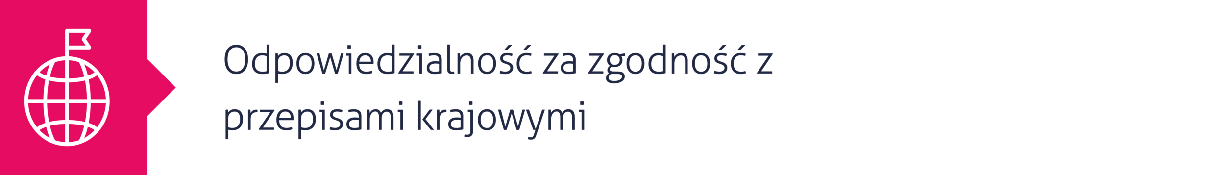 2. Odpowiedzialność za zgodność z przepisami krajowymi