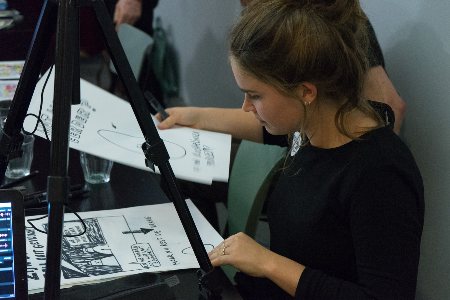 Live drawings by Sanne Boekel