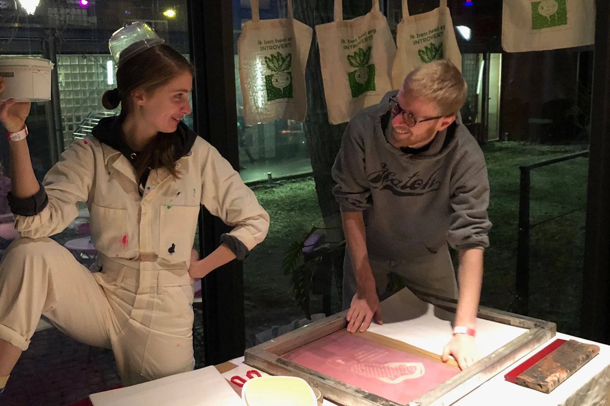 Jan Hamstra and Eva Stalinski