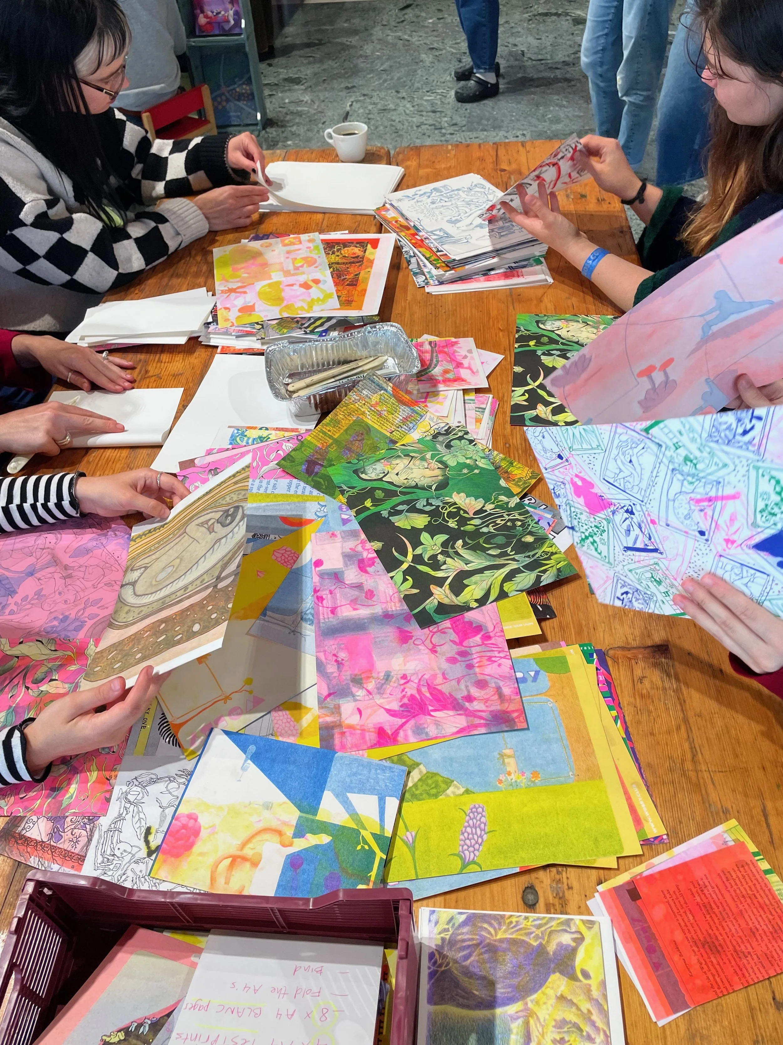 Riso Sketchbook Workshop at Cross Comix