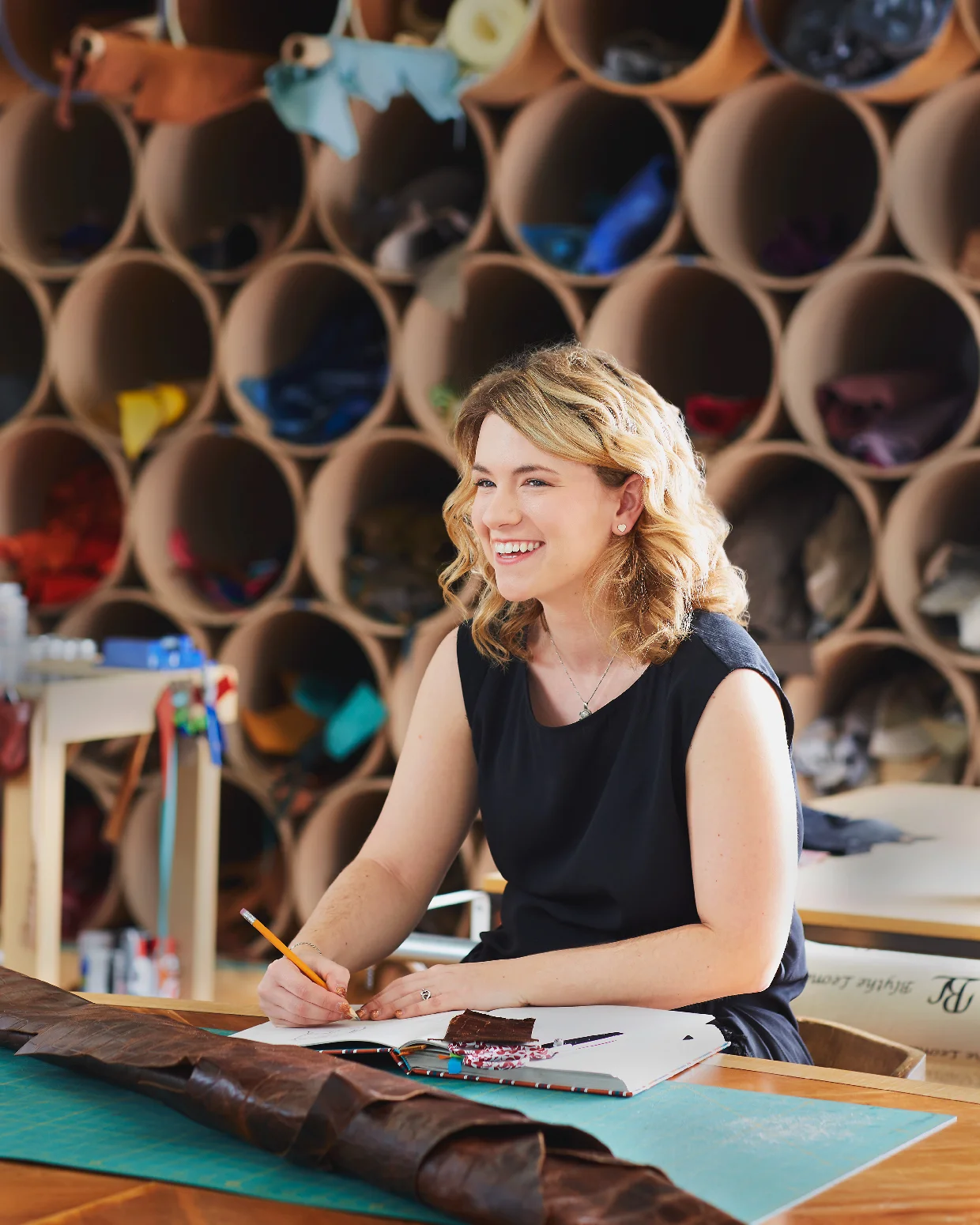 artisan : blythe leonard leather 