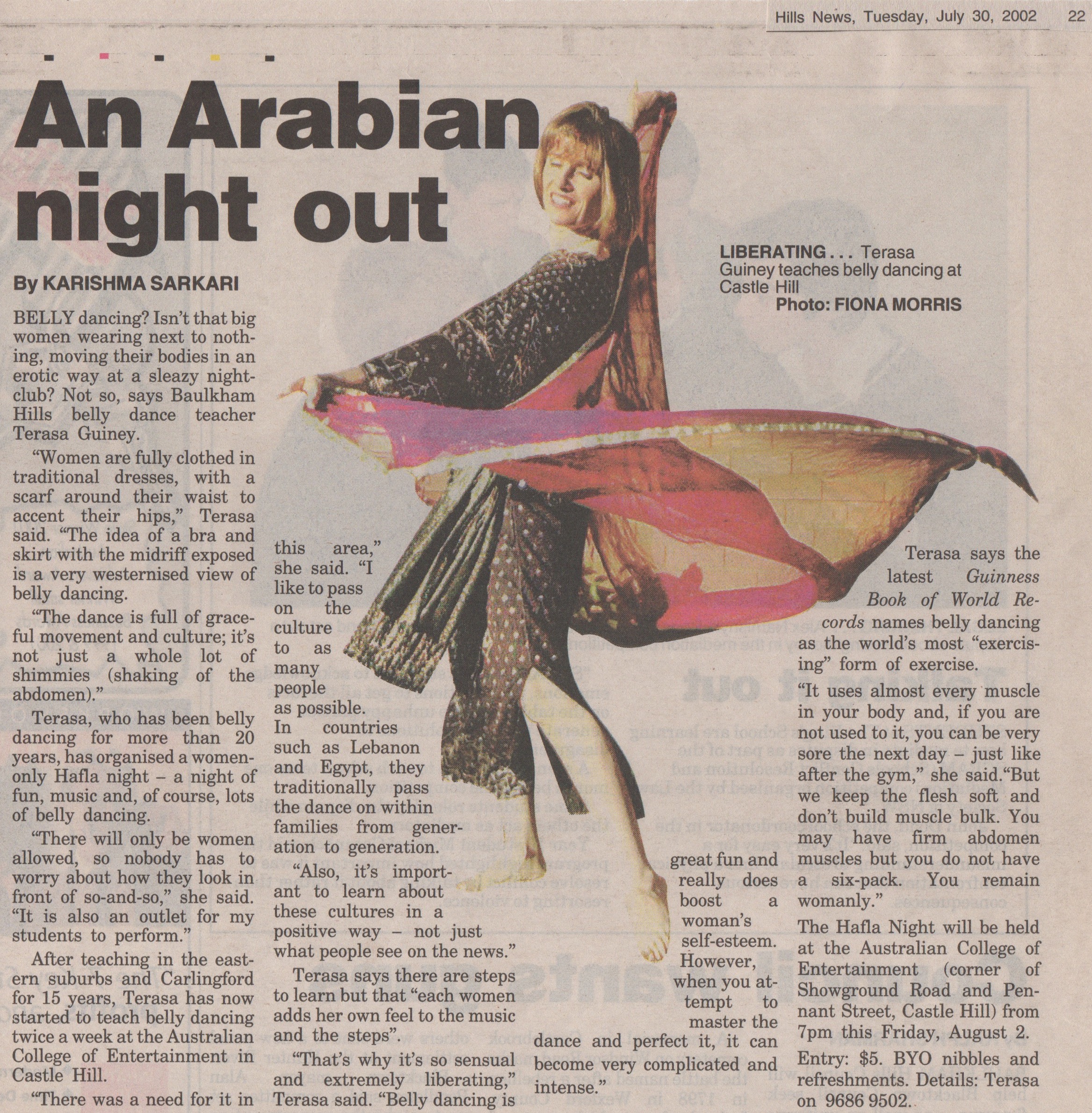 Belly Dancing Event Preview