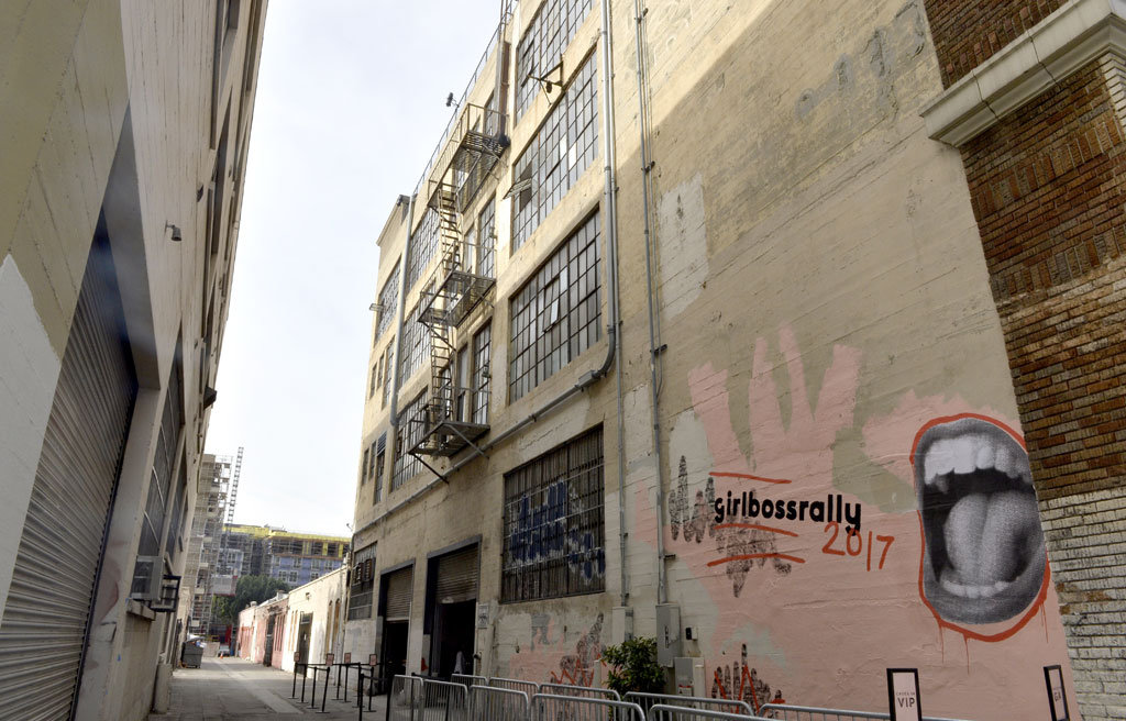 The inaugural Girlboss Rally was held in a loft space in Downtown LA. Source: Getty Images