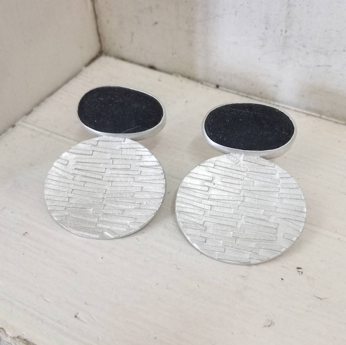 Pebble and Flotsam Earrings