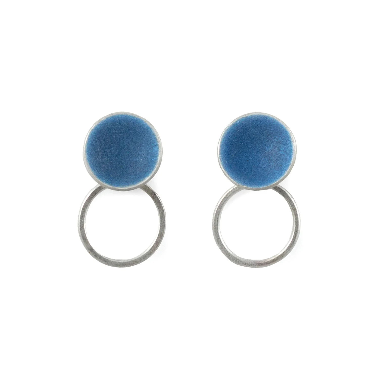 Grace-Girvan-Jewellery-Blue-circle-and-hoop-earrings-enamel-contemporary-scottish-silver-jewellery-scotland-orkney.jpg