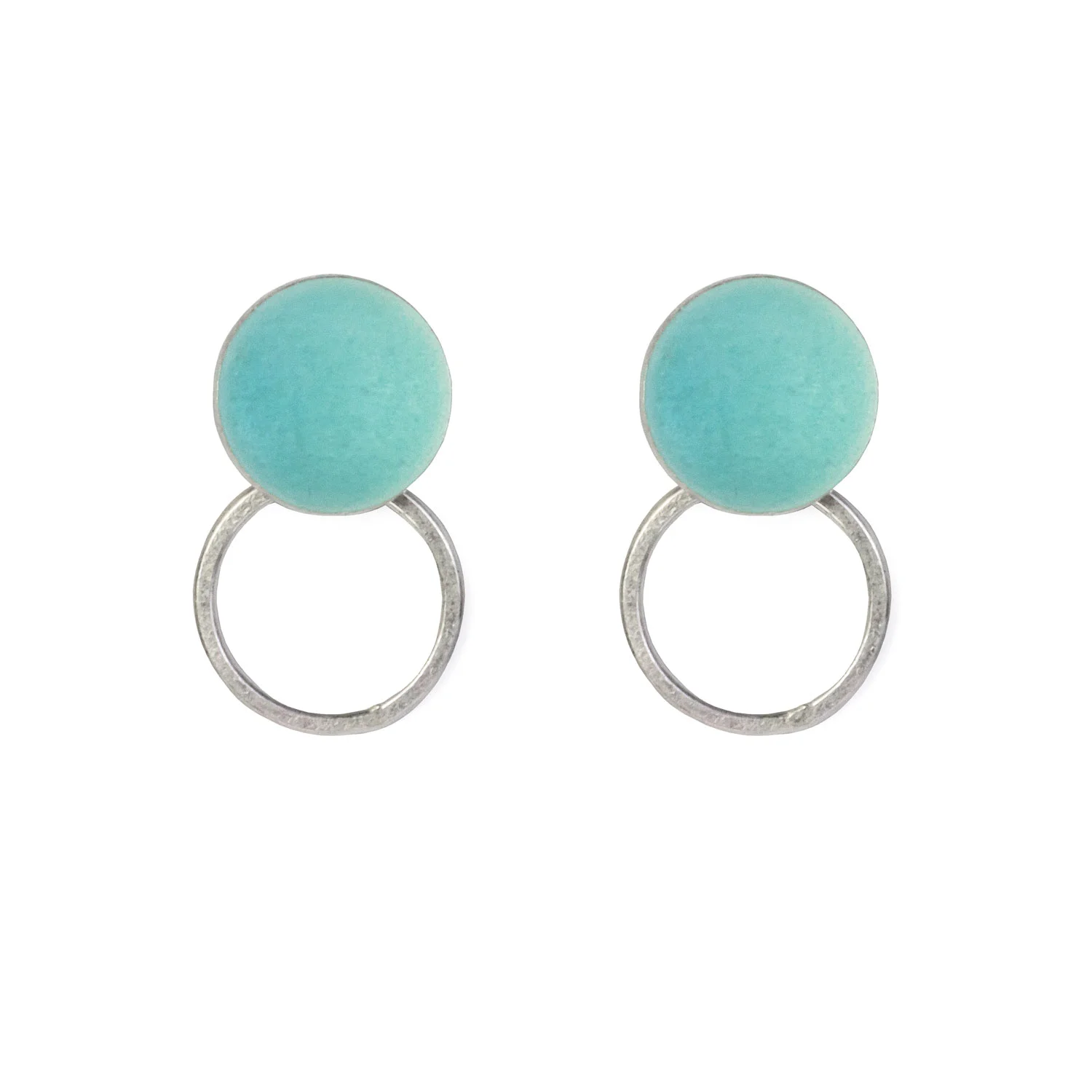 Grace-Girvan-Jewellery-Turquoise-circle-and-hoop-earrings-enamel-contemporary-scottish-silver-jewellery-scotland-orkney.jpg