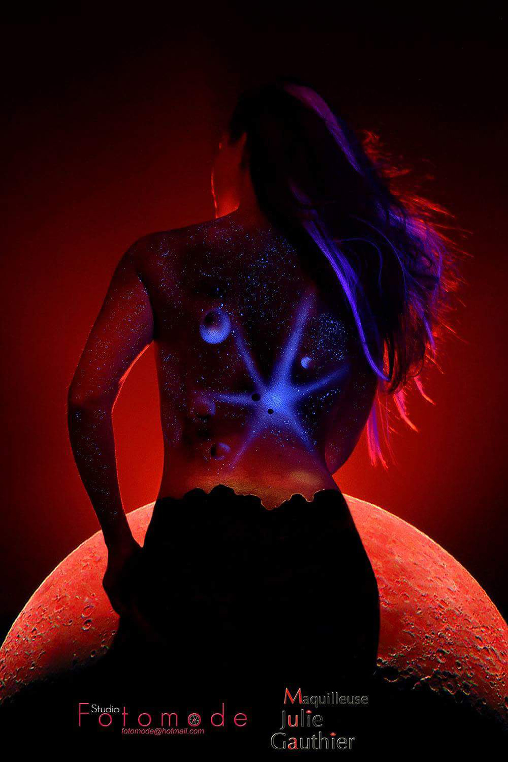 Maquillage de fantaisie Black Light VA