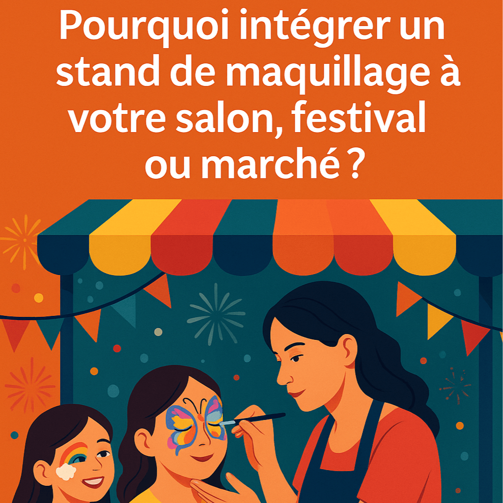 🎪 Pourquoi intégrer un stand de maquillage à votre salon, festival ou marché ?