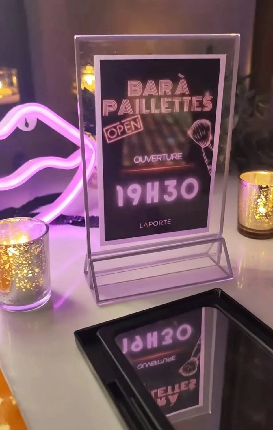BAR À PAILLETTES POUR VOS FÊTES