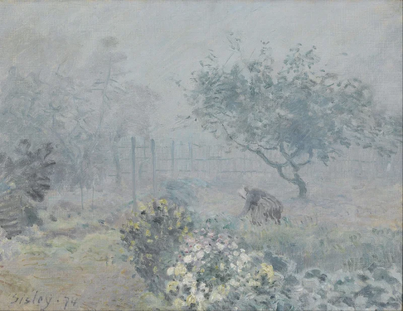 Alfred Sisley: Fog, Voisins, 1874