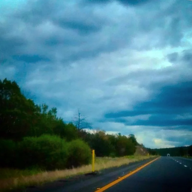 Roiling skies in Arkansas.