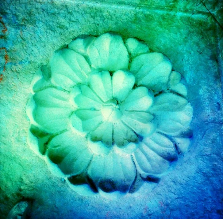 Shiva temple detail, Vrindavan, India