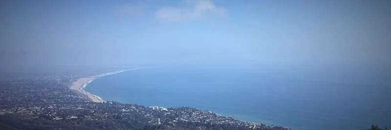 Looking North from Topanga thru the fog