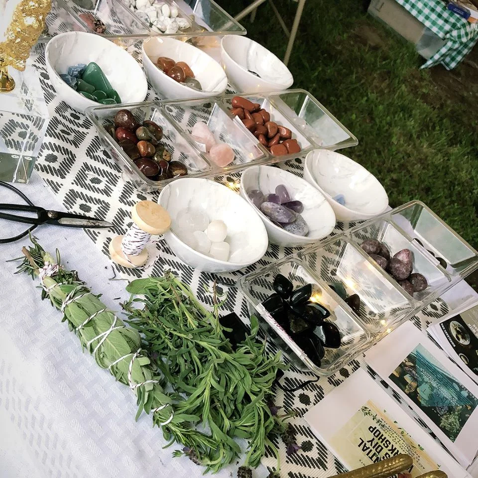 We raise money for our programs by selling crystals and handcrafted smudge sticks!