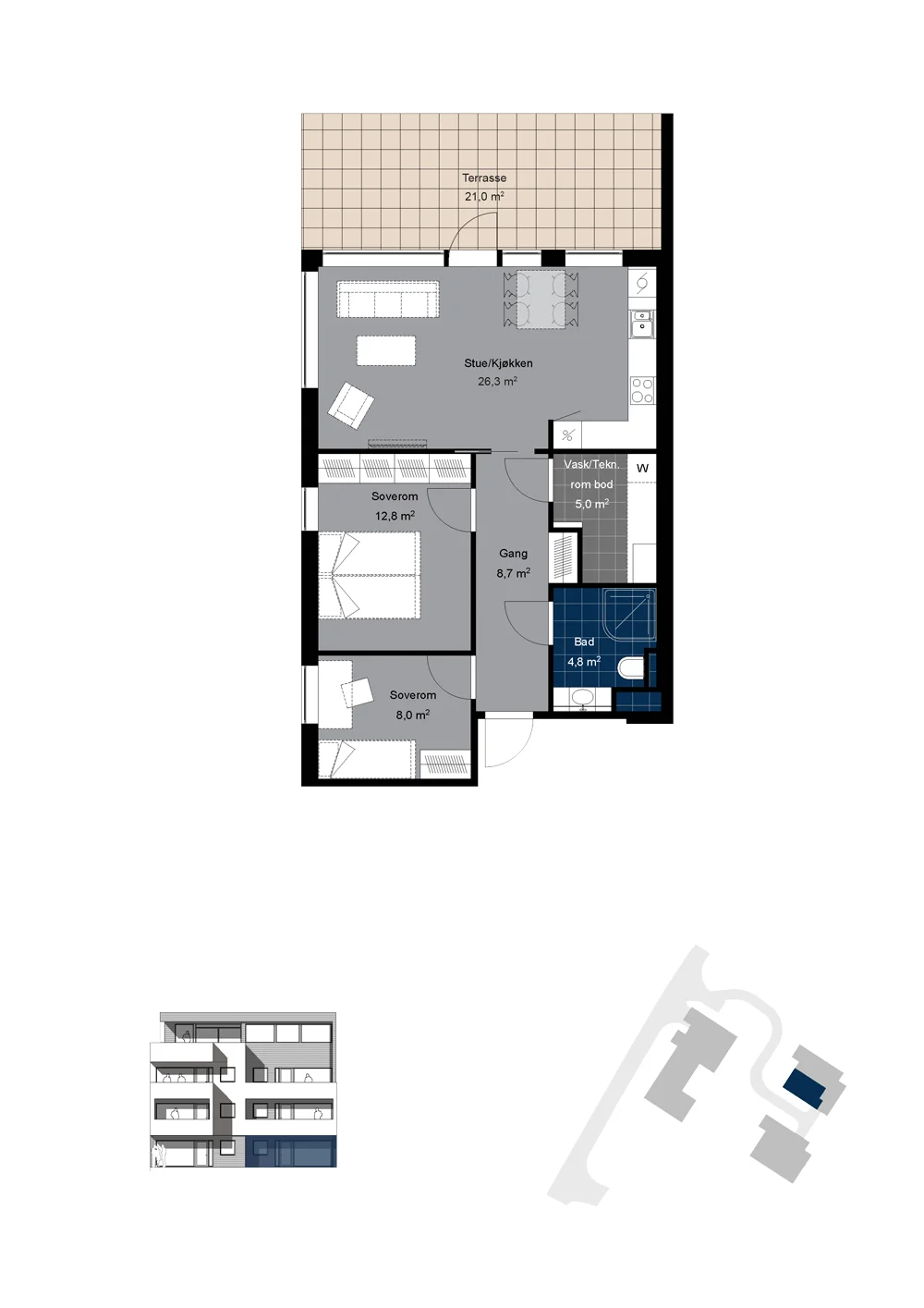Leilighet A H0101