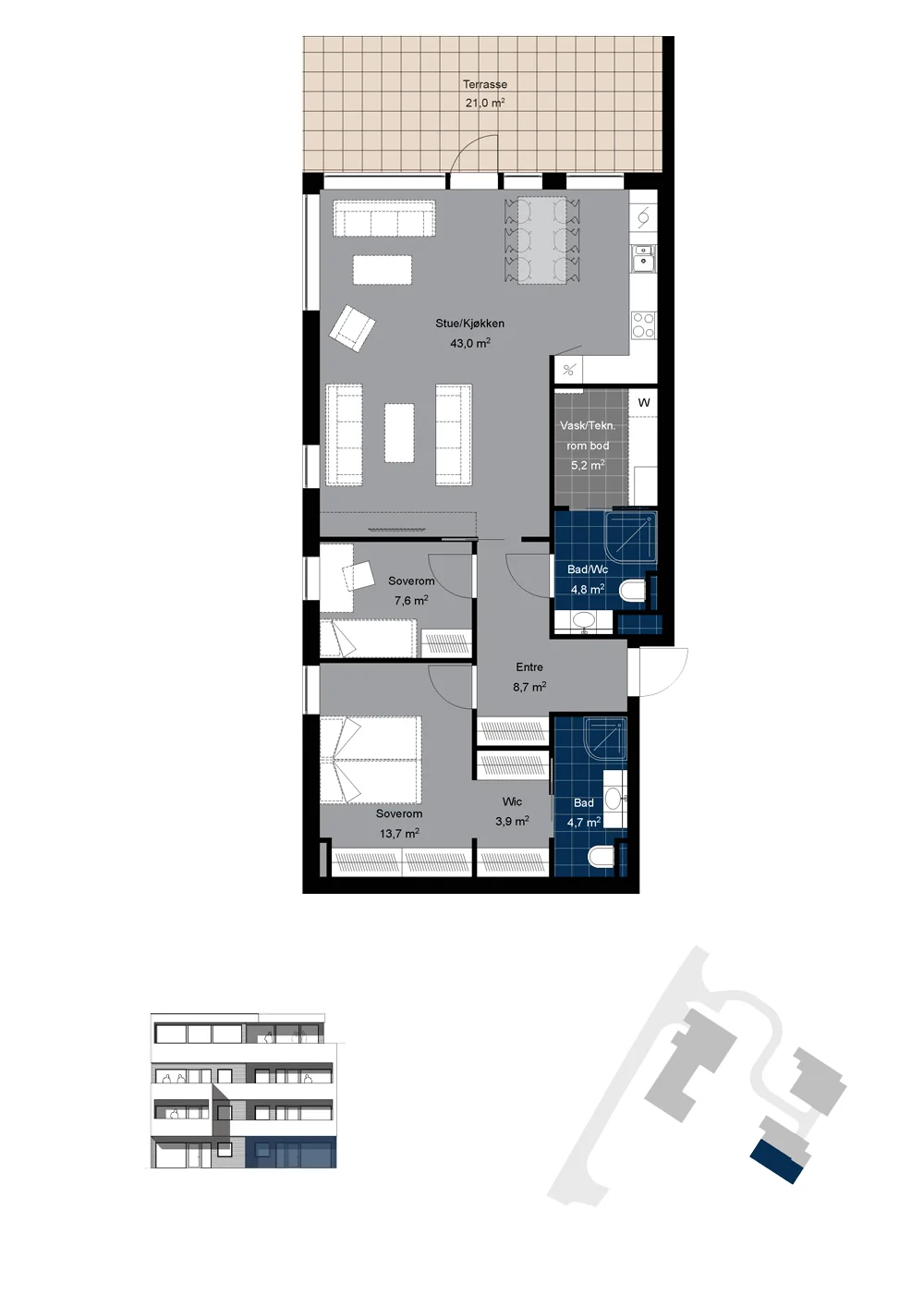 Leilighet B H0101