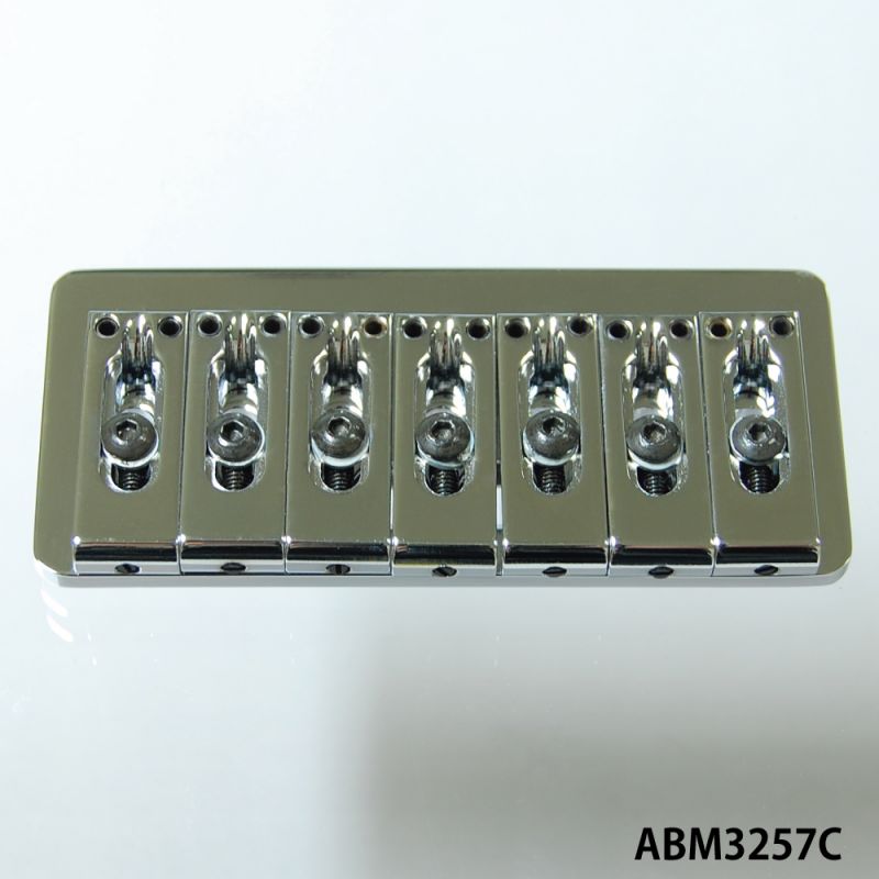 ABM/ABM3257C ハードテイルブリッジ（７弦ギター用） クローム — LEP INTERNATIONAL