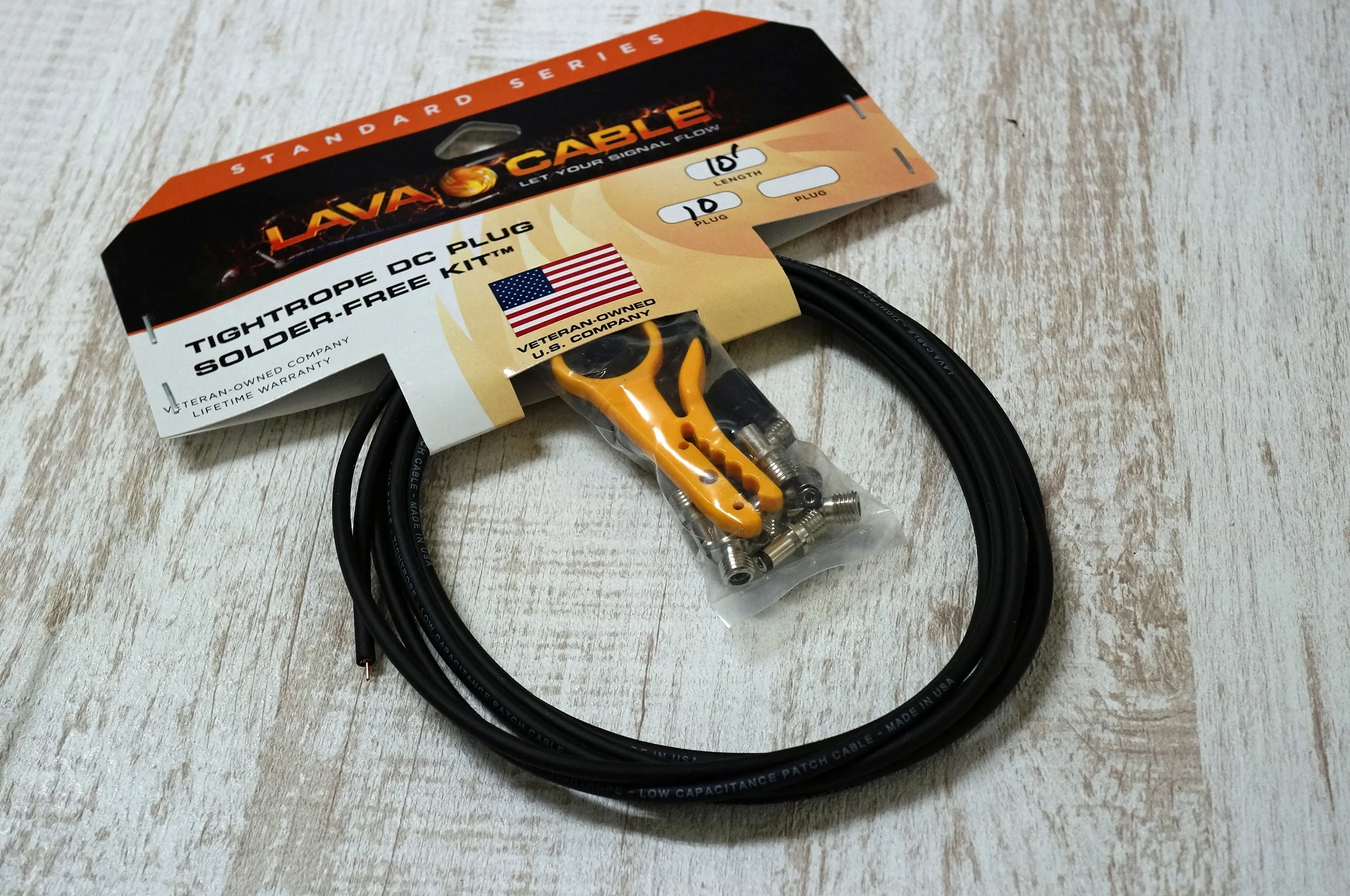 ブログ Dcケーブルも自由な長さでつくってみよう Lava Cable Tightrope Dc Plug Solder Free Kit Lep International