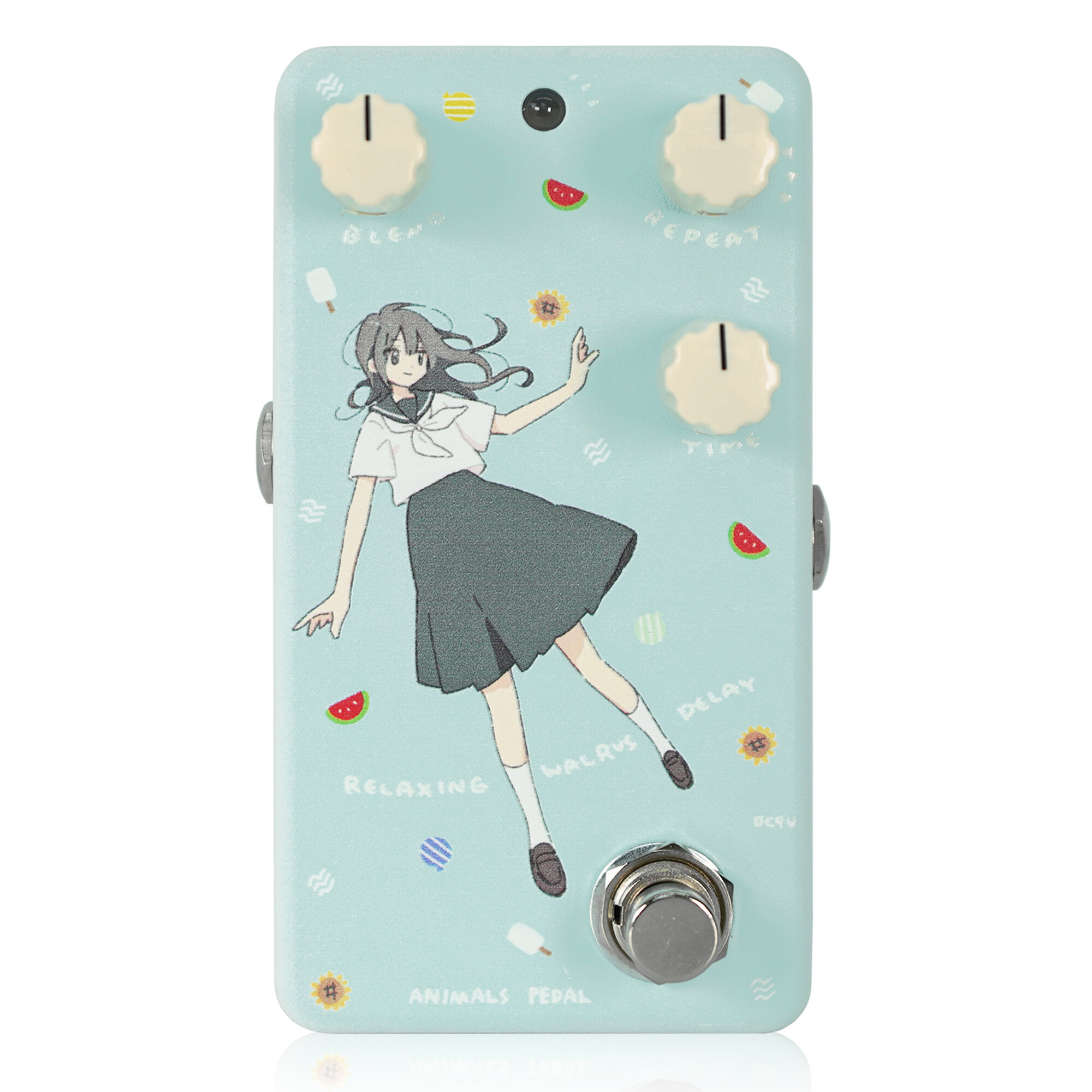 Animals Pedal / Custom Illustrated 031 RELAXING WALRUS DELAY by 