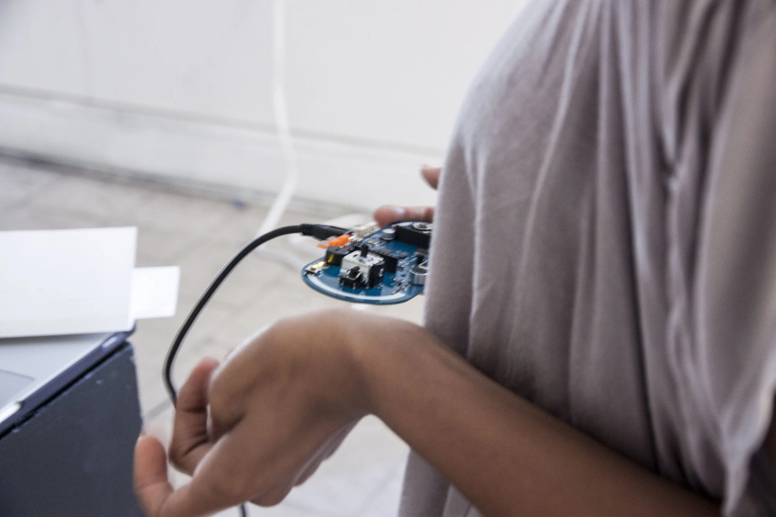  The Arduino Esplora controller used in the installation 