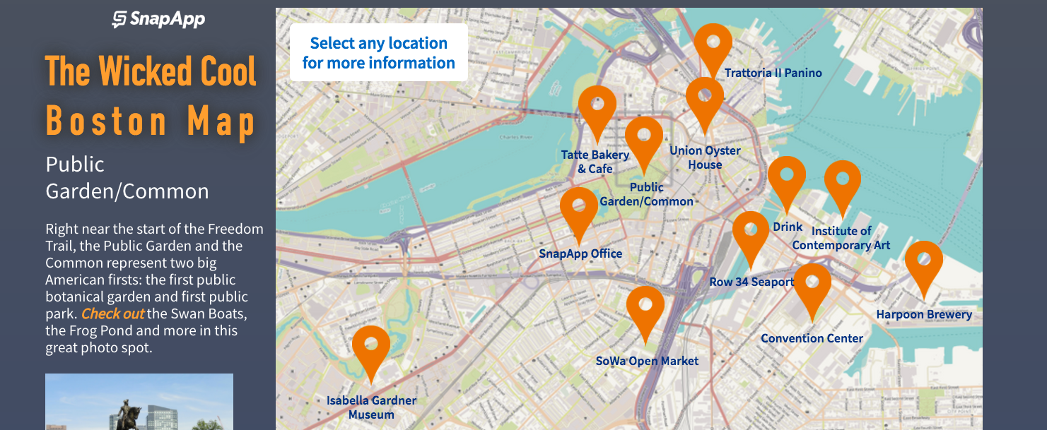 Wicked Cool Boston Map