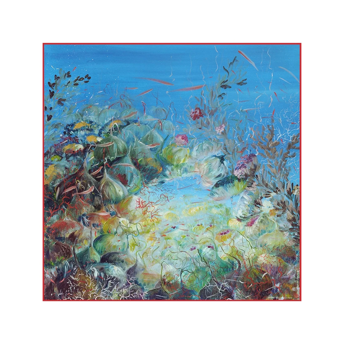 Ocean Blooming IV - Scarf