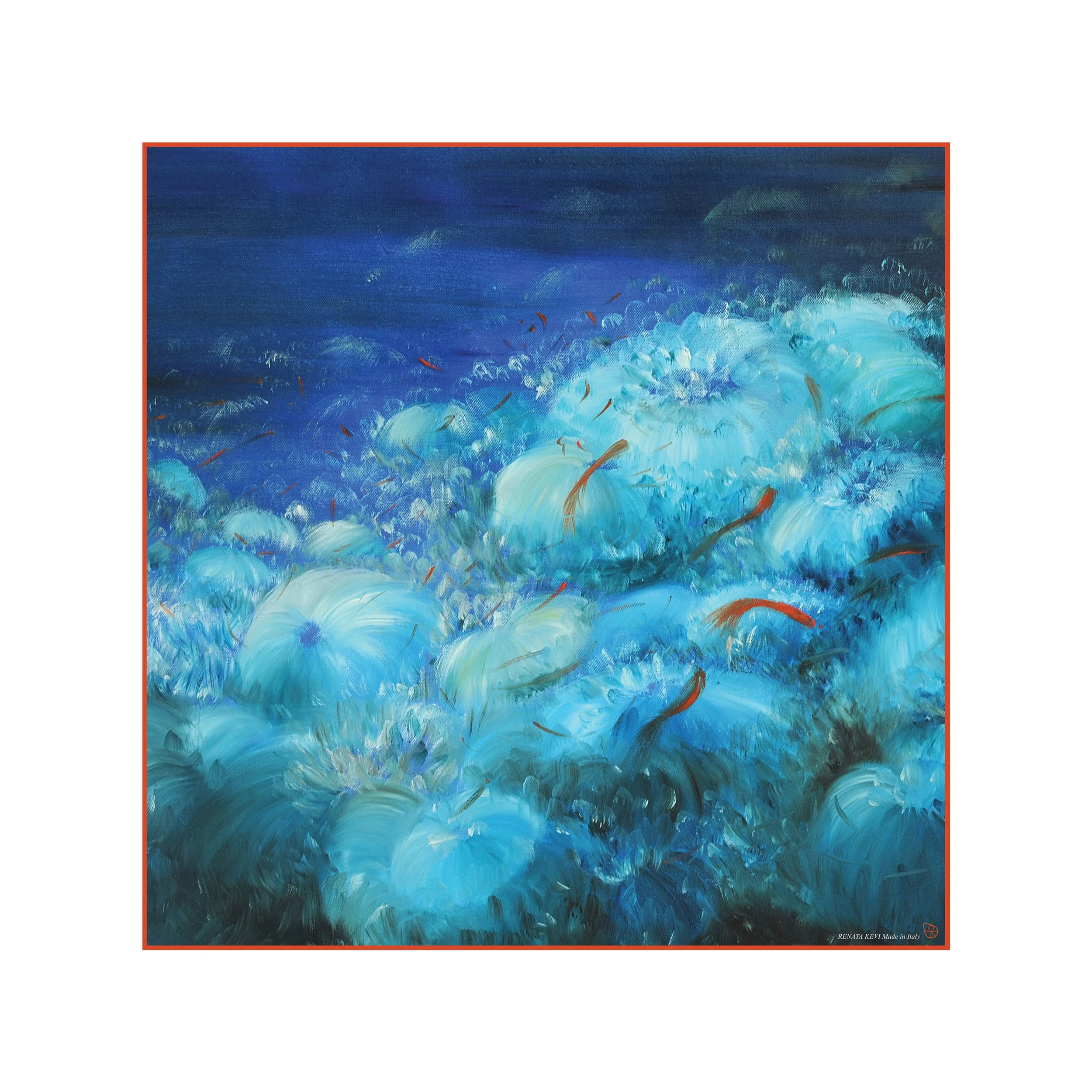 Ocean Flowers II - Scarf