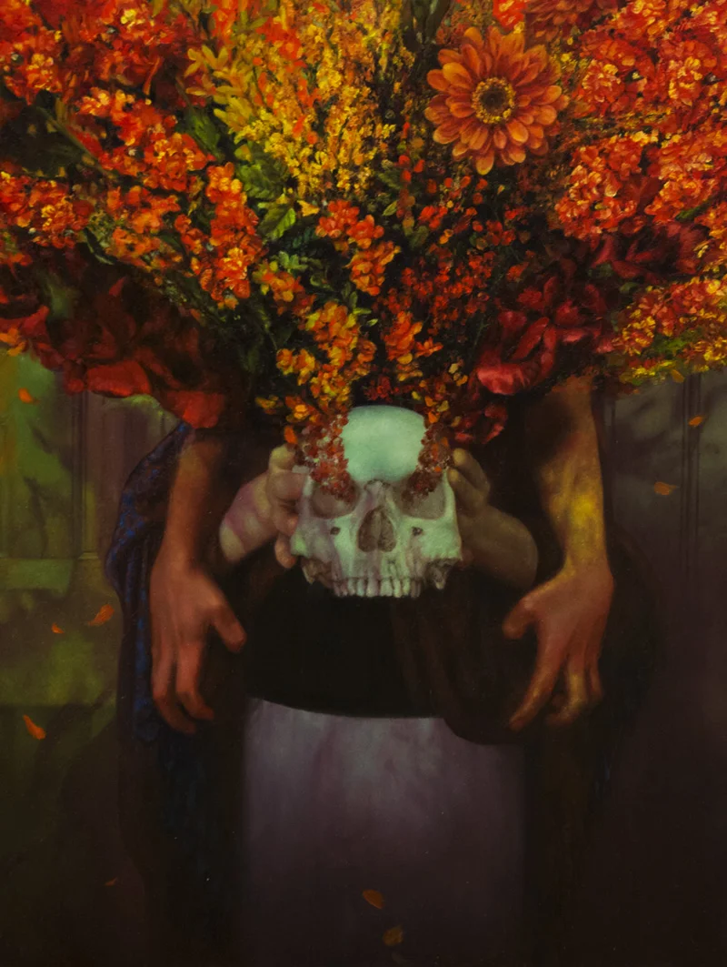 Bloom, 12x16, oil on panel