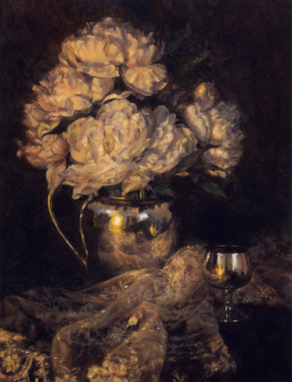 Still Life, 6x8, oil on panel