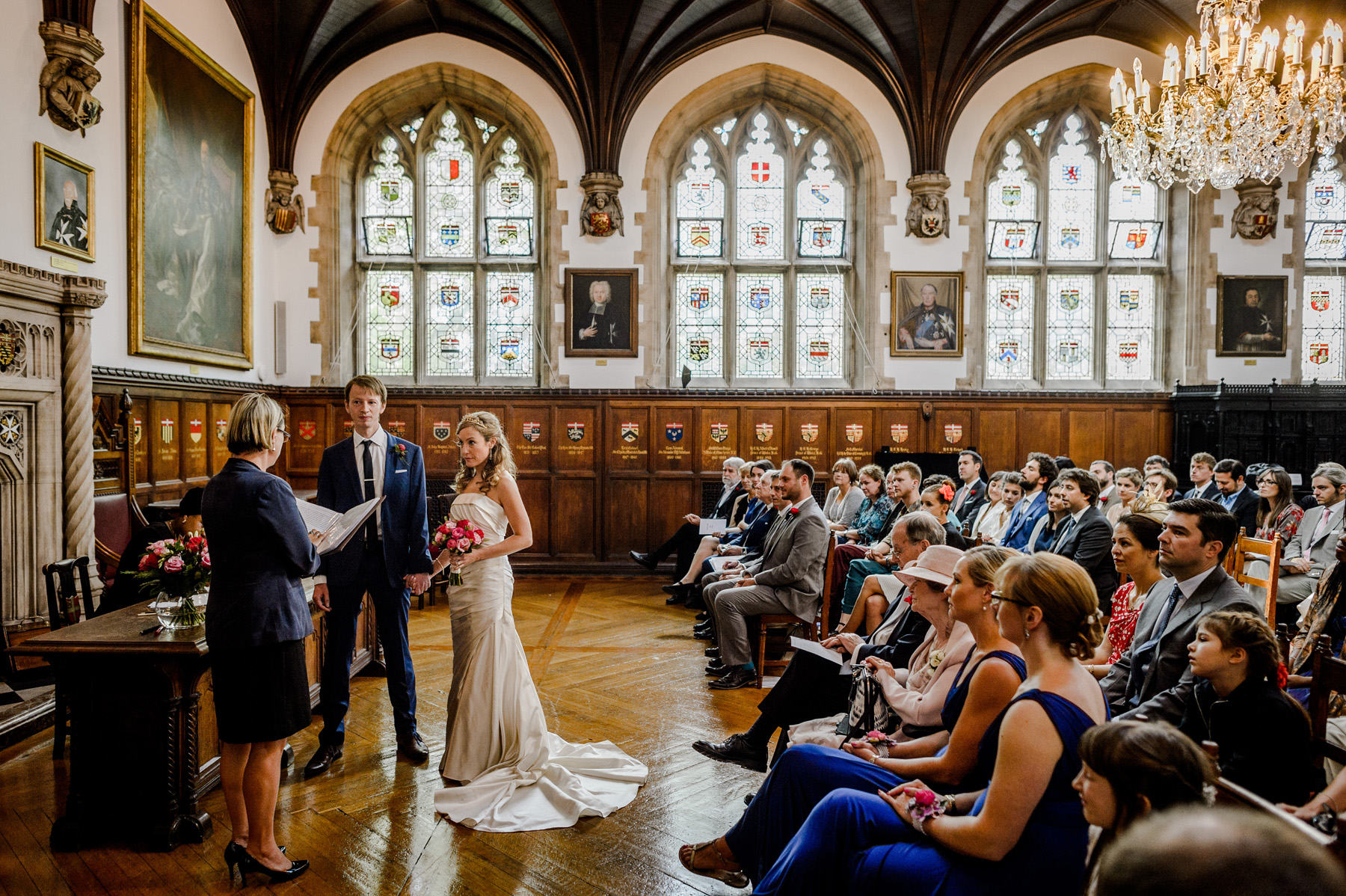 Wedding at London Zoo and St. John's Chapter Hall