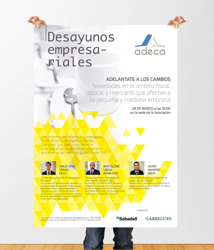 Adaptación para Cartel Desayunos ADECA