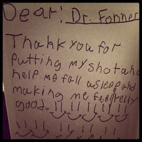 Our patients are grateful for the work we do.