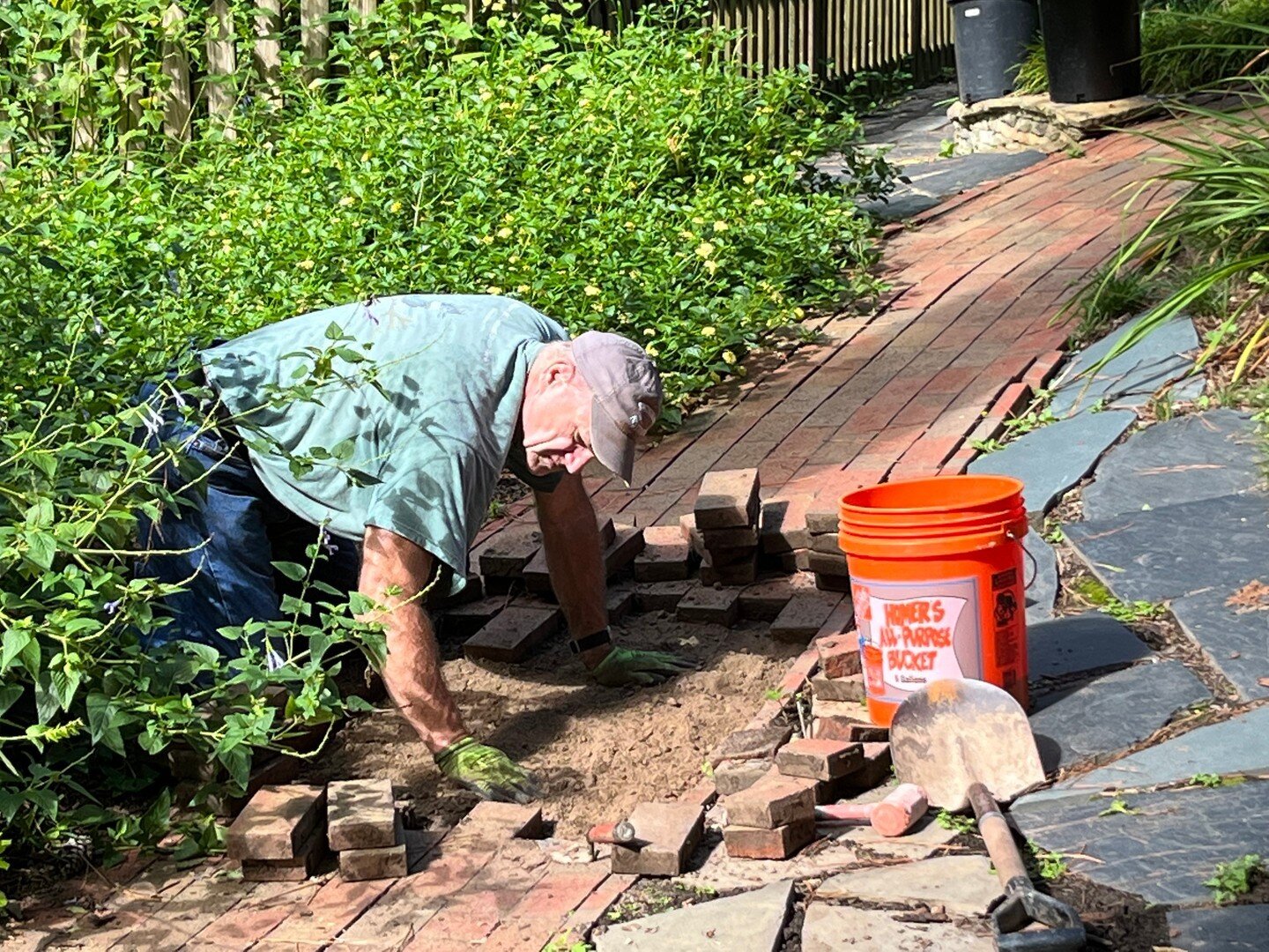 &quot;Path improvements within the #JoslinGarden!&quot; - Helen Yoest 

Read more about Joslin Garden at: https://cityofoaksfoundation.org/helens-blog